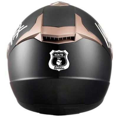 Sticker casque moto Corse Liberta