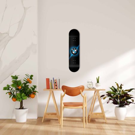 Skate Board décoration Alu hommage BMW 