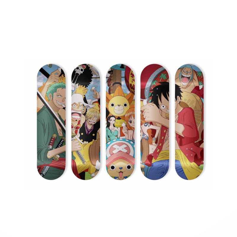 Skate Board décoration murale originale, One Piece to five Skate Board décoration murale originale, One Piece to five