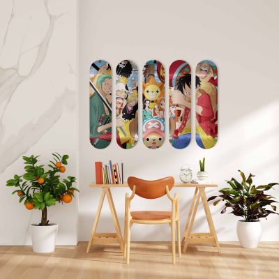 Skate Board décoration murale originale, One Piece to five