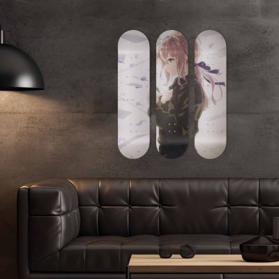 Skate Board pour décoration murale originale, anime, Violet Evergarden