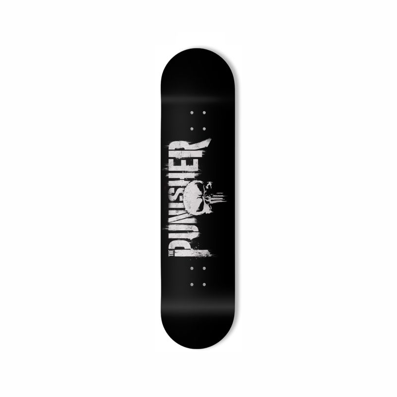 Déco Skate Board, The Punisher Logo Déco Skate Board, The Punisher Logo