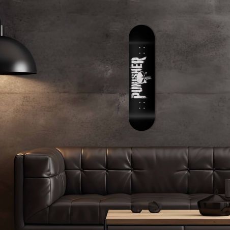 Déco Skate Board, The Punisher Logo Déco Skate Board, The Punisher Logo