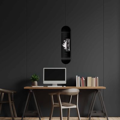 Skate Board pour décoration murale, logo Fortnite