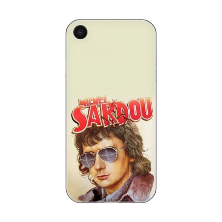 Hommage à Michel Sardou sur coque de téléphone pour Apple Iphone 