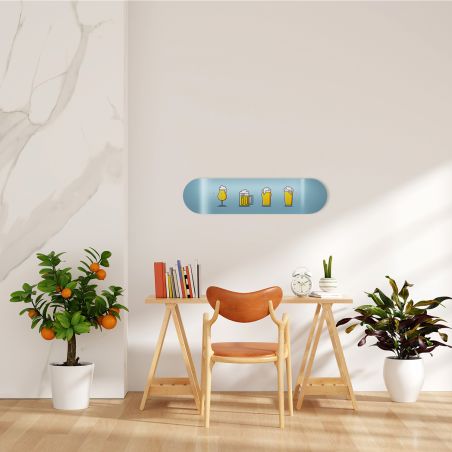 Skate Board mural pour décoration originale, Pression 