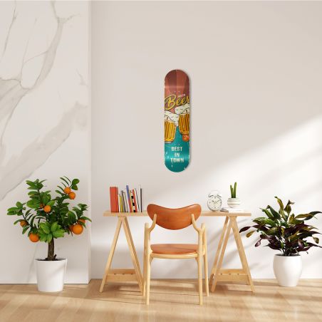 Skate Board décoration murale, Bière american style