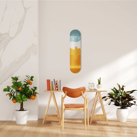 Déco Skate Board, Bière "pinte de glisse" 