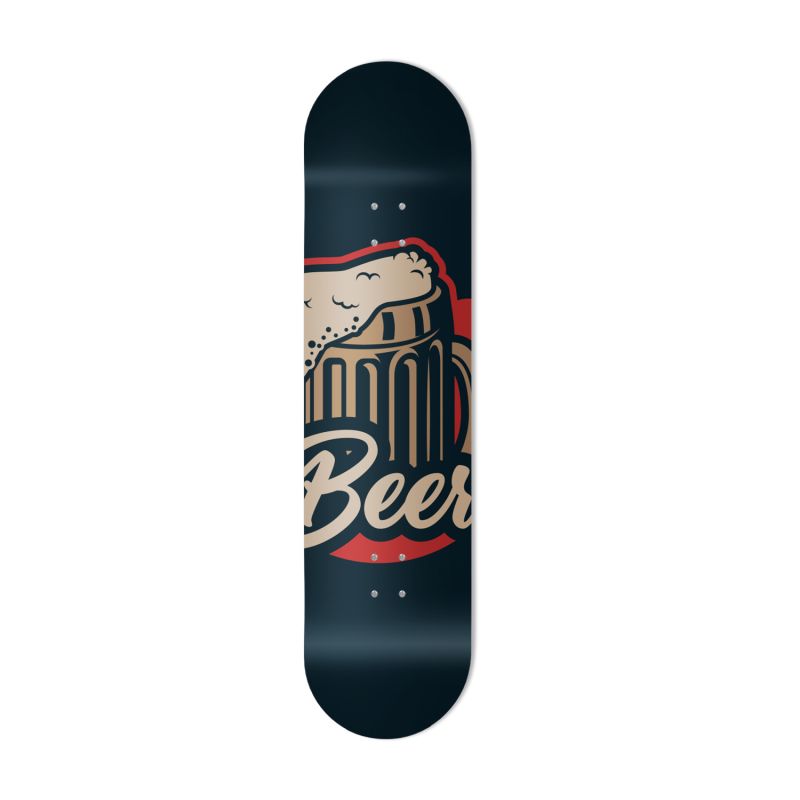 Skate Board pour décoration murale originale, Bière vintage Skate Board pour décoration murale originale, Bière vintage