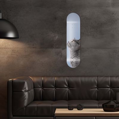 Skate Board original, décoration murale, Chat bristish shortair