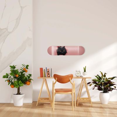 Déco Skate Board, Art, Hey Cat