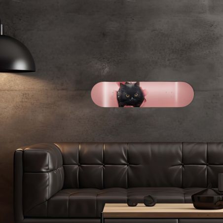 Déco Skate Board, Art, Hey Cat