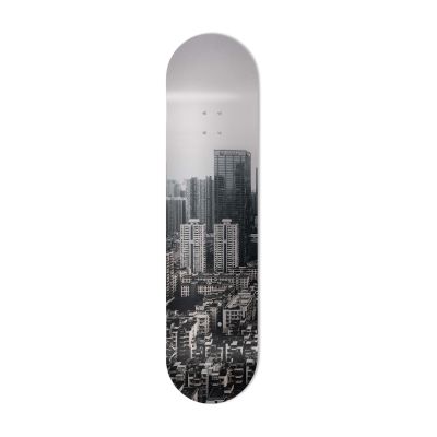 Skate Board décoration murale, City Noir & Blanc