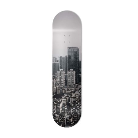 Skate Board décoration murale, City Noir & Blanc