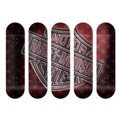 Déco Skate Board, Moto, Harley Davidson Logo