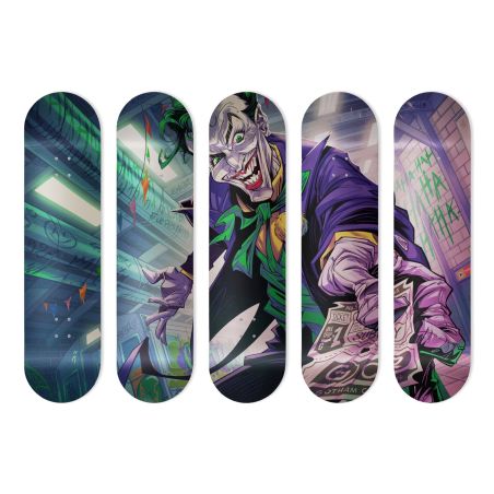 Skate Board décoration murale originale, Joker, Comic