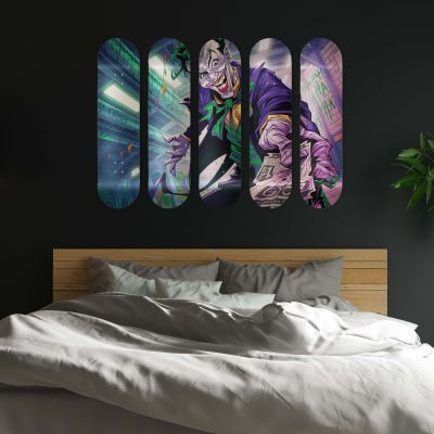 Skate Board décoration murale originale, Joker, Comic