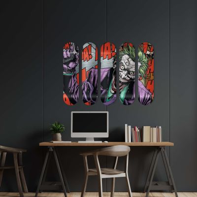 Skate Board original, décoration murale, HaHa Joker