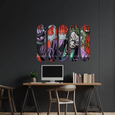 Skate Board original, décoration murale, HaHa Joker