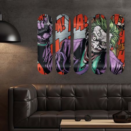 Skate Board original, décoration murale, HaHa Joker