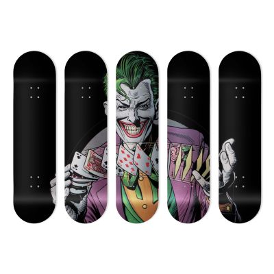 Skate Board mural pour décoration, Joker Poker