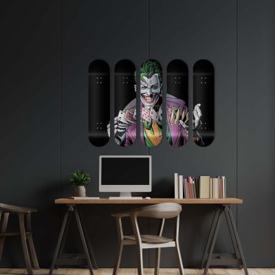 Skate Board mural pour décoration, Joker Poker