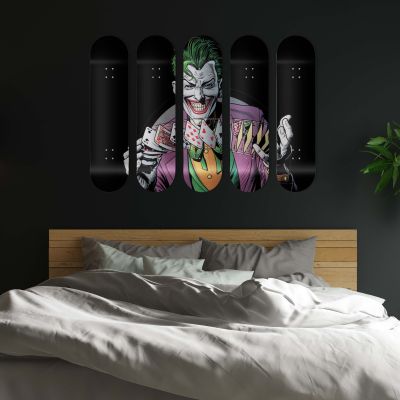 Skate Board mural pour décoration, Joker Poker
