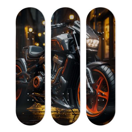 Planche Skate Board de décoration, Moto