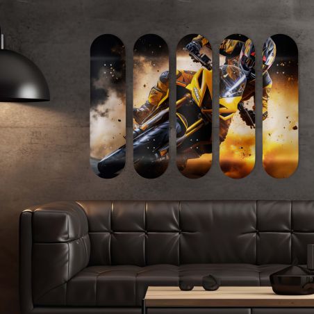 Déco Skate Board, Motard sport Déco Skate Board, Motard sport