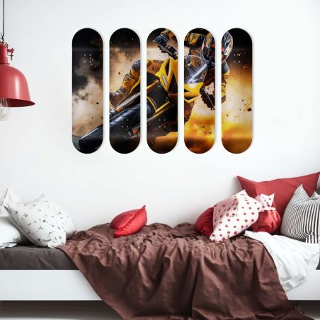 Déco Skate Board, Motard sport Déco Skate Board, Motard sport