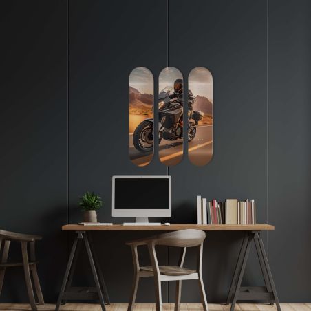 Planches Skate Board de décoration, Moto adventures