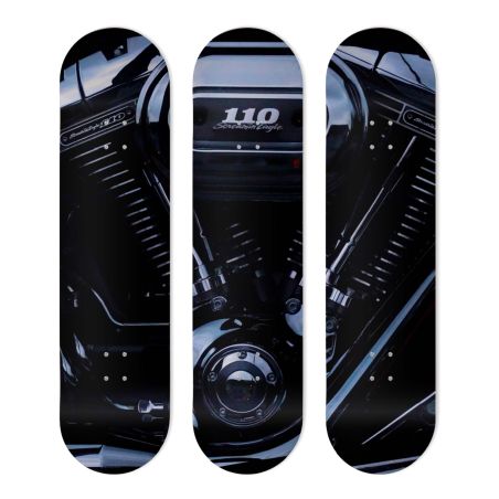 Déco Skate Board, Art, Moto luxe