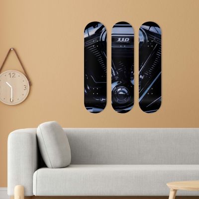 Déco Skate Board, Art, Moto luxe