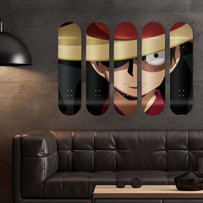 Planche Skate Board de décoration, One Piece Luffy