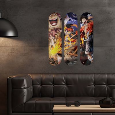 Skate Board pour décoration murale originale, One Piece Battle