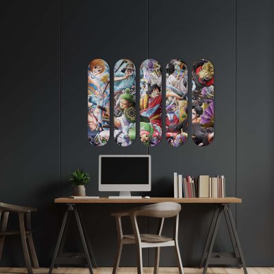 Skate Board déco murale One Piece Team