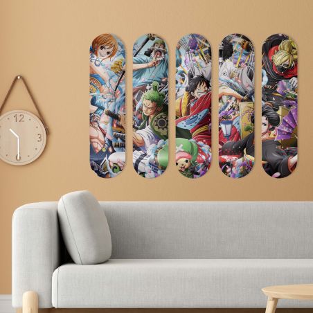 Skate Board déco murale One Piece Team Skate Board déco murale One Piece Team