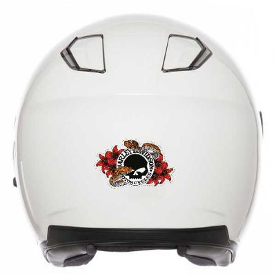 sticker rétro-réfléchissant pour casque de moto Harley Davidson