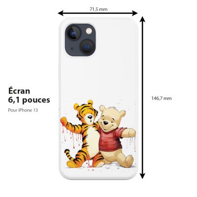 Coque protection de téléphone pour Apple iPhone Winnie et Tigrou