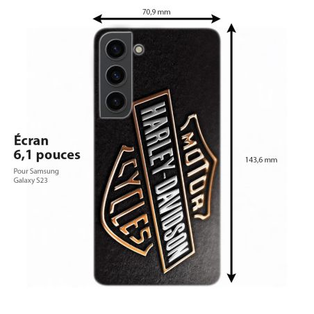 Coque de téléphone, Harley Davidson pour Samsung Galaxy, Luxe