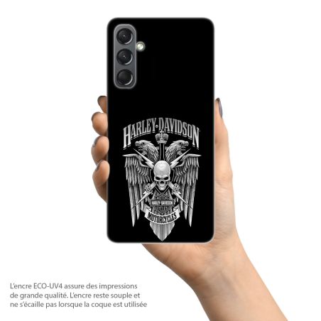 Coque pour Samsung Galaxy, protège votre téléphone, Thème Harley Davidson Héritage Coque pour Samsung Galaxy, protège votre téléphone, Thème Harley Davidson Héritage