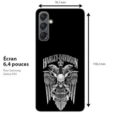 Coque pour Samsung Galaxy, protège votre téléphone, Thème Harley Davidson Héritage