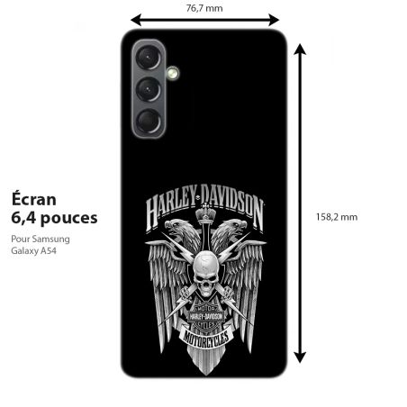 Coque pour Samsung Galaxy, protège votre téléphone, Thème Harley Davidson Héritage Coque pour Samsung Galaxy, protège votre téléphone, Thème Harley Davidson Héritage
