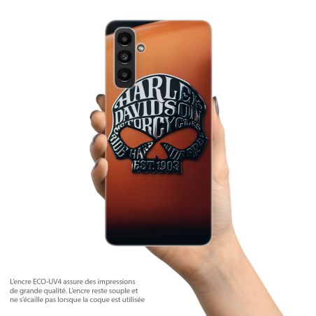 Coque de téléphone, Harley Davidson Skull, pour Samsung Galaxy Coque de téléphone, Harley Davidson Skull, pour Samsung Galaxy