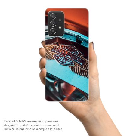 Coque case protection téléphone, pour Samsung Galaxy, Harley Davidson Metal