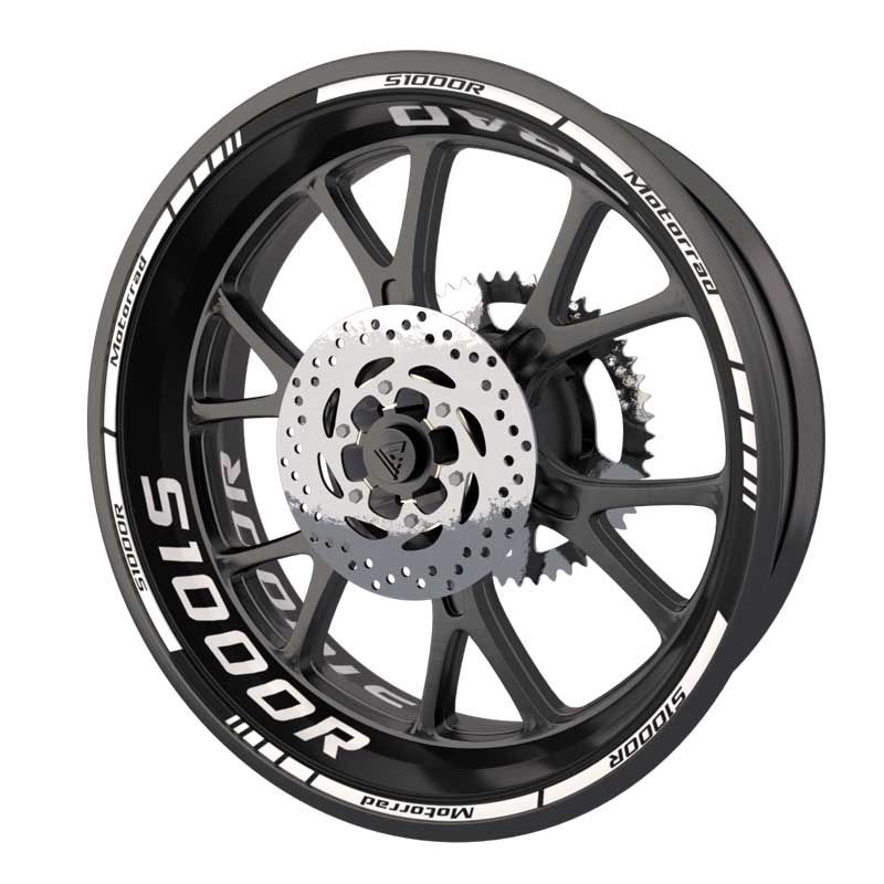 Stickers Déco jantes moto BMW S1000R