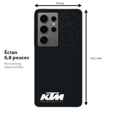 Coque pour téléphone Samsung Galaxy Noir MotoCross