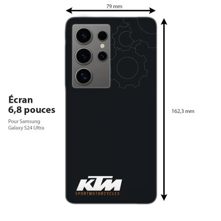 Coque pour téléphone Samsung Galaxy Noir MotoCross