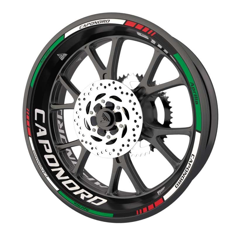 Pack  Autocollants jante moto Caponord