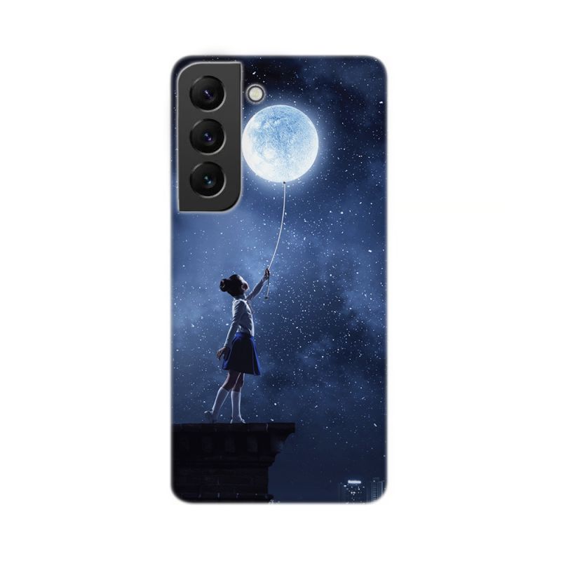 Coque pour téléphone gamme Samsung Galaxy, Lune